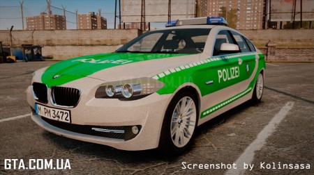 BMW 5-Series F10 2012 Polizei Munchen [ELS]